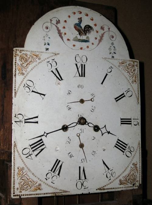 fig 2. George III Mahogany 8 Day Longcase Clock